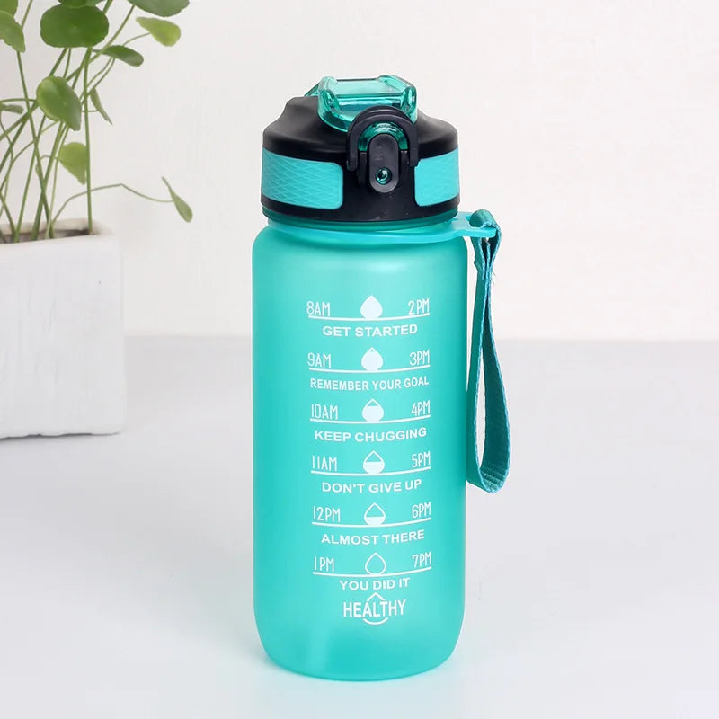 600Ml Outdoor Fitness Colorful Space Bottle Portable Bounce Lid Men Women Sport Water Bottle Cup