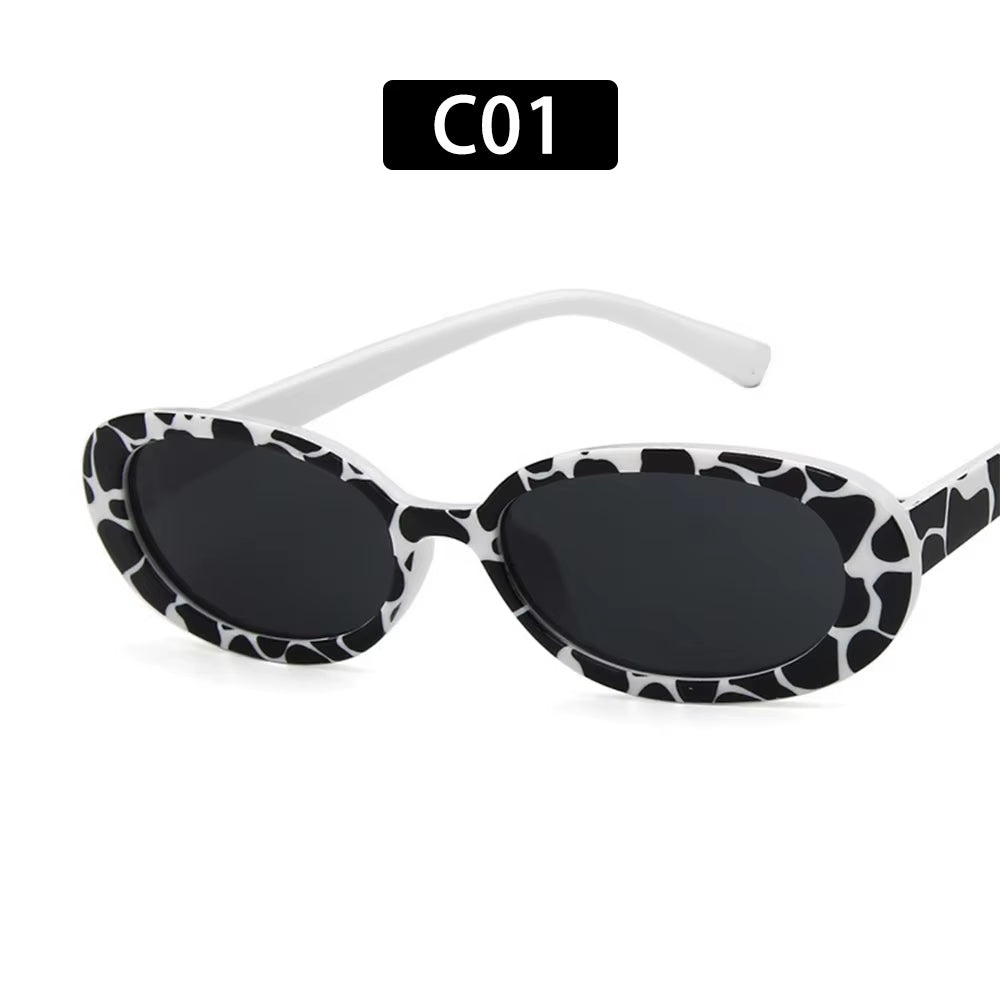 1 PC Retro Sunglasses for Women Small Oval Frame Sun Glasses Fashion Shades Polarized Eyewear UV400 Sunglasses