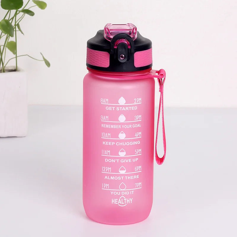 600Ml Outdoor Fitness Colorful Space Bottle Portable Bounce Lid Men Women Sport Water Bottle Cup