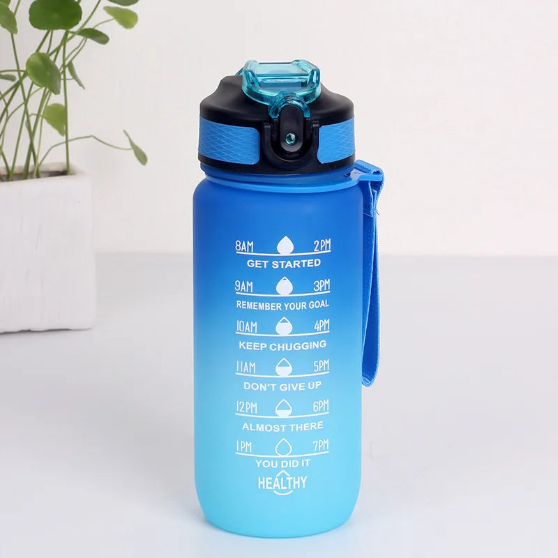 600Ml Outdoor Fitness Colorful Space Bottle Portable Bounce Lid Men Women Sport Water Bottle Cup