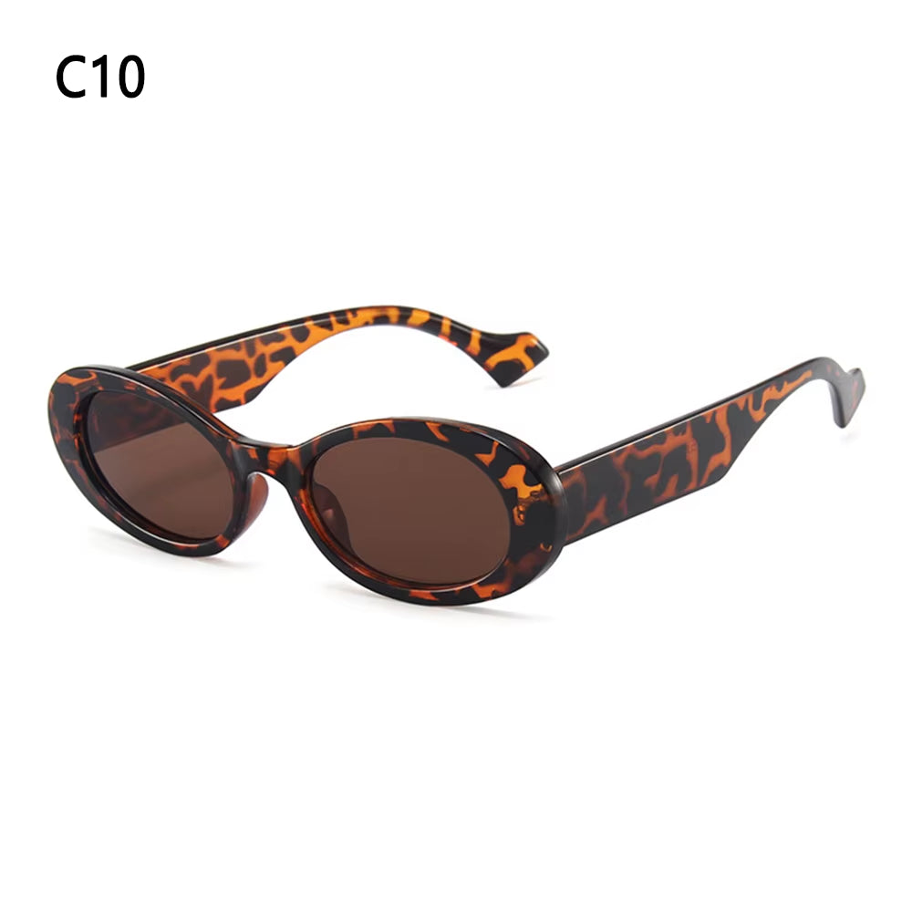 1 PC Retro Sunglasses for Women Small Oval Frame Sun Glasses Fashion Shades Polarized Eyewear UV400 Sunglasses