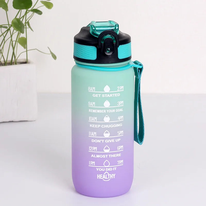 600Ml Outdoor Fitness Colorful Space Bottle Portable Bounce Lid Men Women Sport Water Bottle Cup