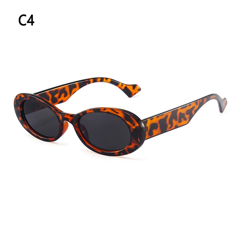 1 PC Retro Sunglasses for Women Small Oval Frame Sun Glasses Fashion Shades Polarized Eyewear UV400 Sunglasses